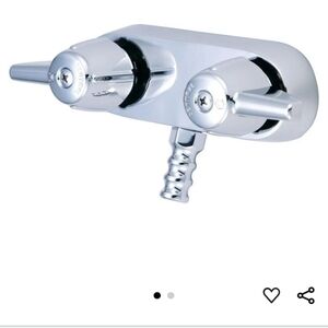 Central Brass 0206 Two Handle Leg Tub Faucet in Chrome